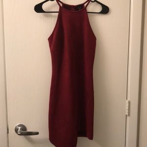 Windsor wine bodycon dress